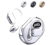 AI Translation Wireless OWS Bluetooth 5.4 Headphones, 150 Language AI Translation Earbuds, Support Playing Music Phone Calls, Real Time Translator Earbuds, for Travel Business Learning (White)