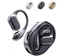 AI Translation Wireless OWS Bluetooth 5.4 Headphones, 150 Language AI Translation Earbuds, Support Playing Music Phone Calls, Real Time Translator Earbuds, for Travel Business Learning (Black)