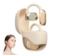 AI Translator Earbuds, 2025 New Ecouteur Traducteur Instantané Casque sans fil Bluetooth, 2 en 1 Traducteur Vocal Instantané, 144 Langues Oreille suspendue Traduction Earbuds (Blanc)