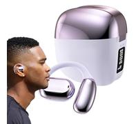 Ai Translator Écouteurs - Traduction en temps réel ABS, casque intelligent | Système de gadget d'interprétation portable sans fil pour voyage, affaires, éducation, séminaire, conversation, tourisme