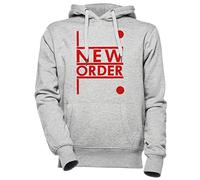 Ai387 New Order Best Product Unisexe Homme Femme Sweat À Capuche Gris Unisex Men's Women's Hoodie