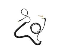 AIAIAI TMA-2 Casque professionnel - Câble CO2 - Câble spiralé en plastique thermique de 1,5 m - Surface douce au toucher et extensible jusqu'à 3,2 m - Parfait pour DJing ou studio