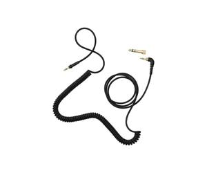 AIAIAI TMA-2 Casque professionnel - Câble CO2 - Câble spiralé en plastique thermique de 1,5 m - Surface douce au toucher et extensible jusqu'à 3,2 m - Parfait pour DJing ou studio