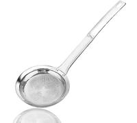 Aiareozy 12cm Cuillere Ecumoire Inox, Araignée Cuisine, Cuillère Écumoire, Passoire Écumoire en Acier Inoxydable, Cuillère Ajourée pour Résidus de Filtre, Food Passoire Louche, Cuisson Des Aliments