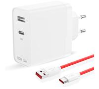 AIAUXAI 120W Chargeur pour OnePlus 15R 13 Nord 6, Câble USB C 1M, 2 Ports | Charge Rapide pour Super-Vooc, Chargeur USB C pour OPPO Find X9 Reno 15 16 A6, Adaptateur pour Realme GT 8 7 Pro P4 P3 14 C71