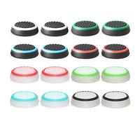 Aibada - Kit de couverture d'accessoires de contrôleur Couvertures en silicone pour contrôleurs PS5 PS4 Xbox 360 PS3 (16 paires de couleurs mélangées).