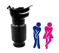 AIBAOBAO Urinoir Rétractable, Urinoir Homme Femme Portable 750 ML, Bouteille Urine Réutilisable, Urinoir Urgence Enfant, Toilette Mobile pour Camping, Voiture, Voyage, Embouteillage et File d'Attente