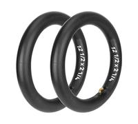 aibiku Roue 12 1/2 x 2 1/4 57-203 12", valve coudée à 45°, double épaisseur, pour poussette, vélo d'enfant, draisienne, scooter, kart à pédale, tricycle, durable, résistant à l'usure