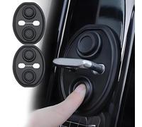 AIBINGBH 4 Pièces Protection de Serrure de Porte pour Land Rover Defender L663 110 (2020-2025), Couvercle de Verrouillage de Porte Étanche Anti-Rouille, Silicone Souple