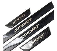 AIBINGBH 4Pcs Accessoires de Protection de Plaques de Seuil pour Citroen C-Zero 2009-2020, Acier Inoxydable, Bandes de Protection pour Seuil de Porte de Bienvenue,C