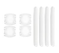 AIBINGBH Autocollant de Protection pour Poignées de Porte pour Citroen C5 Aircross 1 (I) I 2018-2025, Film de Protection de Peinture Transparent pour Voitures, Anti-Rayures pour Poignées, 8 Pièces