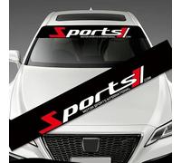 AIBINGBH Autocollants Décoratifs pour Pare-Brise de Voiture pour Peugeot 308 SW III P51 I 2021-2024, Autocollants pour la Bande Pare-Soleil du Pare-Brise, Auto-adhésifs