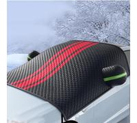 AIBINGBH Housse de Pare-Brise pour Fiat Abarth 500 Abarth 595 Abarth 124 Spider, Voiture Protege Pare Brise Avant, Accessoire d'hiver pour Voiture