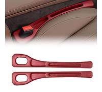 AIBINGBH Lot de 2 Cache-sièges Auto pour Citroen C3 III 2016-2024, Cache-sièges Auto, Organiseur de Siège Auto, Empêche Les Objets de Tomber,Red
