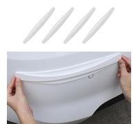 AIBINGBH Lot de 4 Bandes adhésives Anti-Rayures pour Pare-Chocs de Voiture pour Peugeot 208 II 2019-2024, Protections de Pare-Chocs Autocollantes en Caoutchouc,C