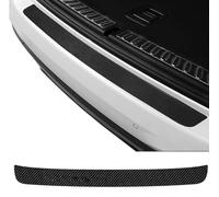 AIBINGBH Protection des Pare-Chocs Arrière en Fibre Carbone de Voiture pour VW T-Roc Cabriolet (Facelift 2022) 2022-2024, Film Protection Seuil de Coffre Voiture Anti-Rayures Coffre Seuil Protection