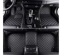 AIBINGBH Tapis de Voiture pour VW Polo GTI 2012-2024, Tapis de Sol en Cuir pour Voitures Tapis de Sol Antidérapant pour Automobile, Noir