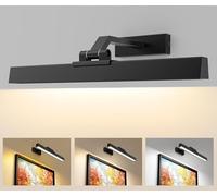 AIBOO Applique murale pour images LED sans fil rechargeable avec télécommande, batterie, éclairage mural pour images sans fil, lampe murale pour images Dart, éclairage variable