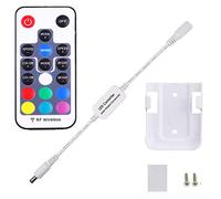 AIBOO Mini télécommande pour RGB LED sous les lumières de l'armoire, télécommande sans fil pour dimmable 3528 5050 sous les lumières de la rondelle de l'armoire