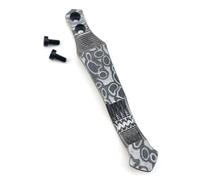 Aibote Ensemble de vis en acier inoxydable de Damas fait à la main pour Rick Hinderer XM18 XM24