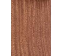 Aibote Feuilles de Restauration de Placage de Bois Faites à la Main Autocollant en Bois Sapele Naturel Feuilles de Restauration de Meubles de Bricolage (25,4 x 251,5 cm)