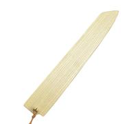 Aibote Gaine en bois de frêne naturel japonais faite à la main pour couteaux Kiritsuke avec broche en laiton (Kiritsuke, 330 mm)