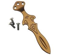 Aibote Lot de vis de poche en alliage de titane CNC pour Benchmade Griptilian 551 710 730 (or rose)