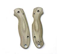Aibote Micarta 1 paire de poignées de rechange conçues pour Spyderco para Military 3 C223