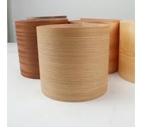 Aibote Placage en Bois de Chêne Blanc Naturel de Décoller et Coller Feuille de Restauration Autocollant en Bois pour Orateur Armoires Table Cuisine Artisanat(20x250CM,Coupe Faille)