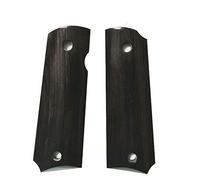Aibote Pleine Taille Noir ébène 1911 Poignées de Pistolet Couteau de Pistolet Personnalisé Bricolage EDC Poignées Matériel