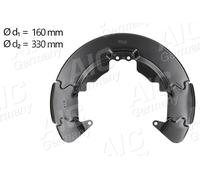 AIC Splash Tole D'Ancrage Avant Gauche Droite pour Ford Kuga II DM2 Focus Da _