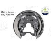 AIC Tole D'Ancrage Splash Disque Arrière Droite pour VW Audi Golf V Touran