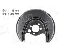 AIC Tole D'Ancrage Splash Disque de Frein Arrière Gauche pour VW Seat Polo Rsh