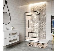 AICA paroi de douche 70x200cm paroi de douche à l'italienne en 8mm verre anticalcaire style moderne