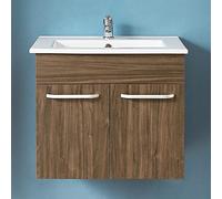 AICA sanitaire Ensemble Meuble et Vasque 58x38x50cm modèle de cœur Bleu