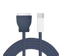 AICARGER Câble de charge USB C vers magnétique 3 de 140 W compatible avec MacBook Air Pro 2021, 2022, 2023 (2 m) (noir)
