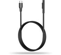 AICARGER Câble USB C vers Surface pour ordinateur portable Surface /2/3, Type C vers Surface Pro 3/4/5/6/7, Surface Go/2 36 W 44 W 12 V 15 V/2,58 A