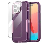 AICase Coque Compatible avec iphone 15 Pro Max, 2 Couches, Support magnétique Solide pour Voiture, Protection Durable de qualité Militaire, résistante aux Chocs et aux Chutes