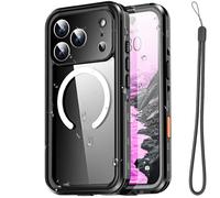 AICase Coque étanche pour 17 Pro Max Pro Max, Transparente avec MagSafe, résistante à l'eau, à la Neige, à la poussière et aux Chocs, certifiée IP68, Protection intégrale à 360°,étanche sous l'eau
