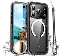 AICase Coque étanche pour iPhone 17 Pro, Transparente avec MagSafe, étanche à l'eau, à la Neige, à la poussière et aux Chocs, certifiée IP68, Protection intégrale à 360°, sous l'eau-6