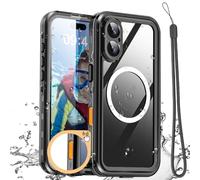 AICase Coque étanche pour iPhone 17, Transparente avec MagSafe, étanche à l'eau, à la Neige, à la poussière et aux Chocs, certifiée IP68, Protection intégrale à 360°