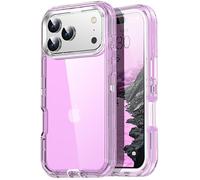 AICase Coque pour 17 Pro Max - Transparente 3 en 1 - Protection intégrale Robuste - Antichoc et Anti-poussière - Protection Militaire 3 Couches - 4