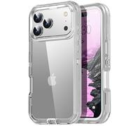 AICase Coque pour 17 Pro Max -Transparente 3 en 1 - Protection intégrale Robuste Coque intégrale Robuste, résistante aux Chocs et à la poussière, Protection Militaire 3 Couches,_5
