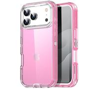 AICase Coque pour iPhone 17 Pro Max - Transparente 3 en 1 - Protection intégrale Robuste - Antichoc et Anti-poussière - Protection Militaire 3 Couches - 2