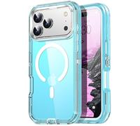 AICase Coque pour iPhone 17 Pro Max Transparente+Magsafe,3 en 1, magnétique,Robuste,Protection intégrale Contre Les Chutes,Robuste, Antichoc et Anti-poussière,3 Couches de Protection Militaire,_3