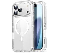 AICase Coque pour iPhone 17 Pro Transparente avec Magsafe, 3 en 1, magnétique, Robuste,Protection intégrale Contre Les Chocs et la poussière,3 Couches de Protection Militaire, Robuste et Durable_1