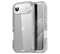 AICase Coque pour iPhone AIR - Transparente 3 en 1 - Protection intégrale Robuste Coque intégrale Robuste, résistante aux Chocs et à la poussière, Protection Militaire 3 Couches,_5