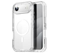 AICase Coque pour iPhone Air Transparente avec Magsafe, 3 en 1, magnétique, Robuste, Protection intégrale Contre Les Chocs et la poussière, 3 Couches de Protection Militaire_1