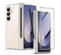 AICase Coque pour Samsung Galaxy Z Fold 7, Protection d'écran intégrée Originale avec Support pour Stylet S Pen, Coque de Protection intégrale 360° Transparente