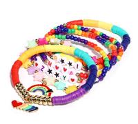 AICase Lot de 6 bracelets d'amitié extensibles empilables pour kpop demon hunters Merch Bijoux cadeaux pour fans femmes hommes 2